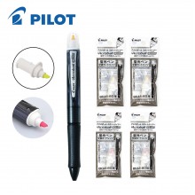 Pilot Acroball Spotliter 3 in 1 Black Body Pen + Highlighter (with 4 refill)