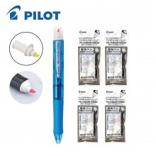Pilot Acroball Spotliter 3 in 1 Blue Body Pen + Highlighter (with 4 refill)