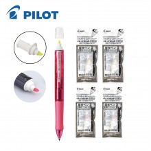 Pilot Acroball Spotliter 3 in 1 Pink Body Pen + Highlighter (with 4 refill)