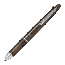 Pilot Dr.Grip 4+1 Multi Function Pen 0.5mm - Ash Metal Brown