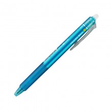 Pilot Frixion Ball Knock Clicker Erasable Pen 0.5mm Light Blue
