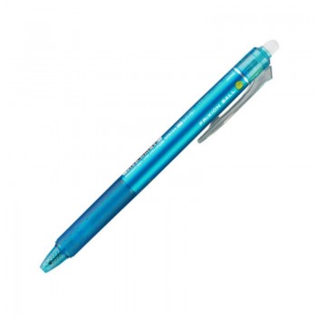 Pilot Frixion Ball Knock Clicker Erasable Pen 0.5mm Light Blue