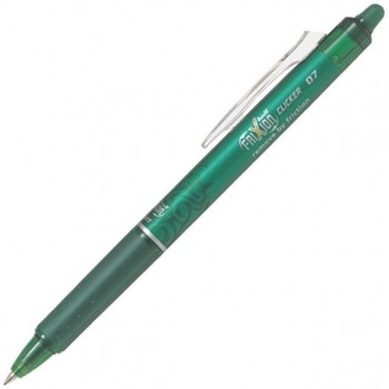Pilot Frixion Ball Knock Clicker Erasable Pen 0.7mm Green