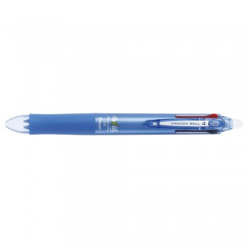 Pilot Frixion Ball 4 color Multi Pen 0.5mm Light Blue Barrel