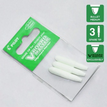 Pilot WBTIP-VBM-M V-Board Master Whiteboard Marker Spare Tip Medium (3pcs/pkt)