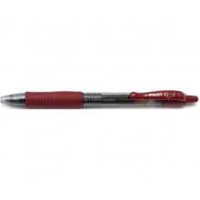 Pilot G2 Gel Ink Pen 0.7mm Dark Red