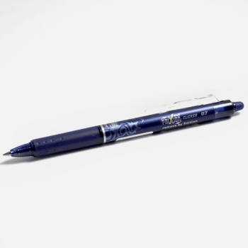 Pilot Frixion Ball Knock Clicker Erasable Pen 0.7mm Blue Black