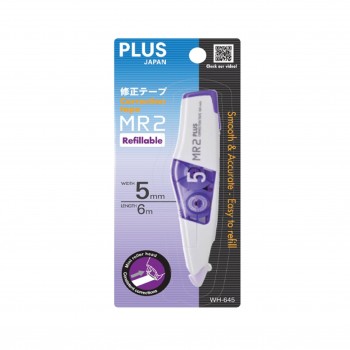 Plus MR2 Correction Tape 5mm x 6m - Purple