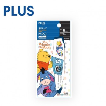 Plus MR2 Correction Tape 5mm x 6m Special Edition - Pooh & Eeyore