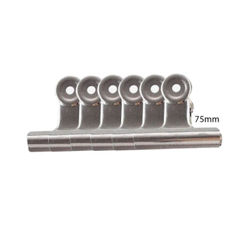 Ding Li DL6101 Round Strong Spring Clips 75mm (6pcs/pkt)