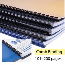 Comb Binding Service for Book Finishing - 101-200pages