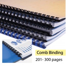 Comb Binding Service for Book Finishing - 201-300pages