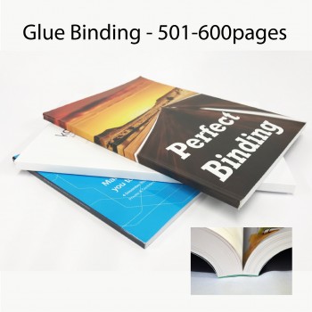 Glue Binding Service for Book Finishing - 501-600pages