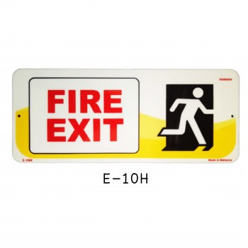 Sign Board E-10H (FIRE EXIT)