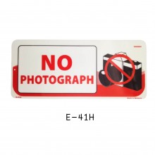 Sign Board E-41H (NO PHOTOGRAPH)