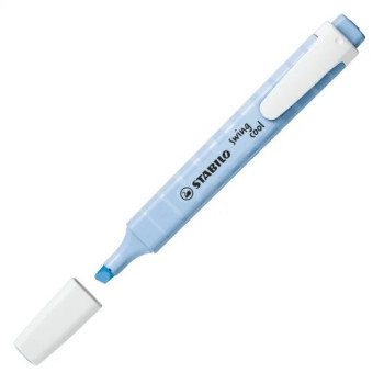 Stabilo 275/111-8 Swing Cool Highlighter Pen - P.Cloudy Blue