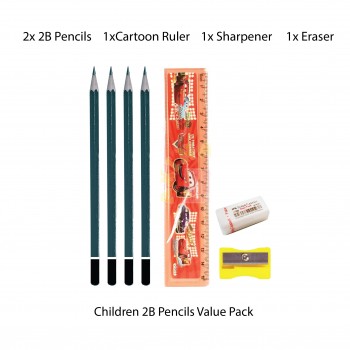 Children 2B Pencils Value Pack 