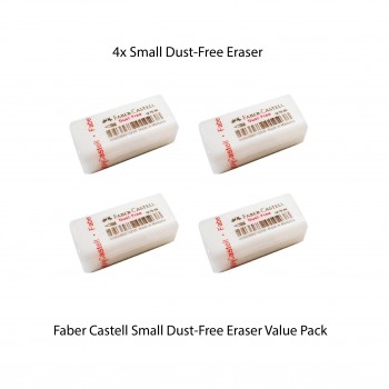 Faber Castell Small Dust-Free Eraser Value Pack (187089)