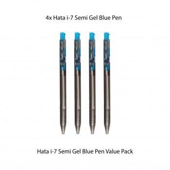 Hata i-7 Semi Gel Blue Pen Value Pack