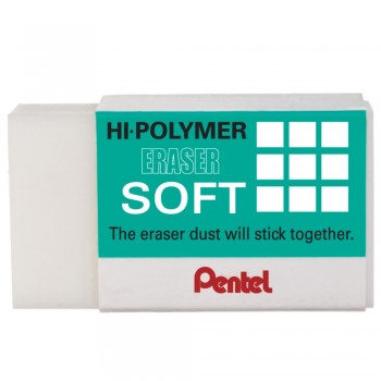 Pentel ZES-08 Hi-Polymer Eraser Soft - M