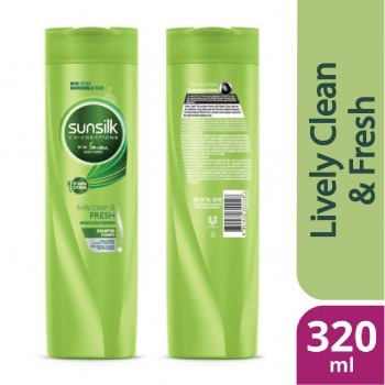 Sunsilk Shampoo 320ml Lively Clean & Fresh 