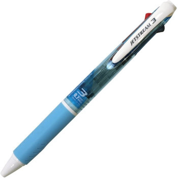 Uni SXE340007-LBU Jetstream 3 Color Multi Pen 0.7mm - Light Blue