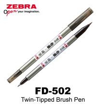 Zebra FD-502 Brush Pen Soft & Hard