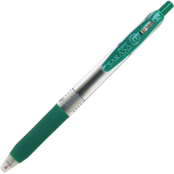 Zebra JJ15 Sarasa Clip Gel Ink Pen 0.7mm - Green
