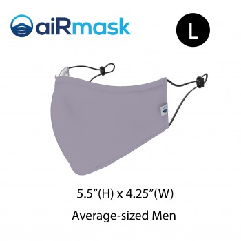 aiRmask Nanotech Cotton Mask Grey (L)