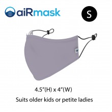 aiRmask Nanotech Cotton Mask Grey (S)