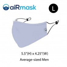 aiRmask Nanotech Cotton Mask Light Blue (L)
