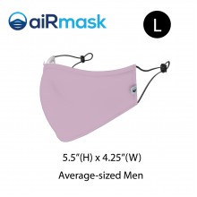 aiRmask Nanotech Cotton Mask Pink (L)