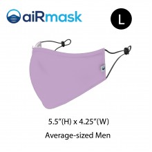 aiRmask Nanotech Cotton Mask Purple (L)