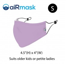 aiRmask Nanotech Cotton Mask Purple (S)