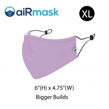 aiRmask Nanotech Cotton Mask Purple (XL)