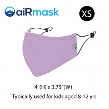 aiRmask Nanotech Cotton Mask Purple (XS)