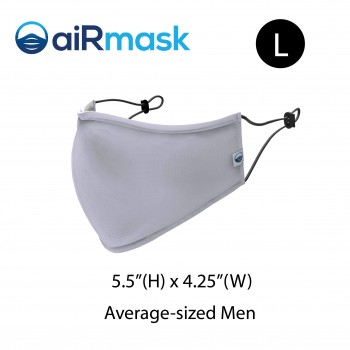 aiRmask Nanotech Cotton Mask Sky Blue (L)