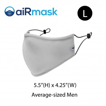 aiRmask Nanotech Cotton Mask White (L)