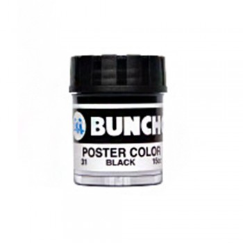 Buncho PC15CC Poster Color 31 Black - 6/Box