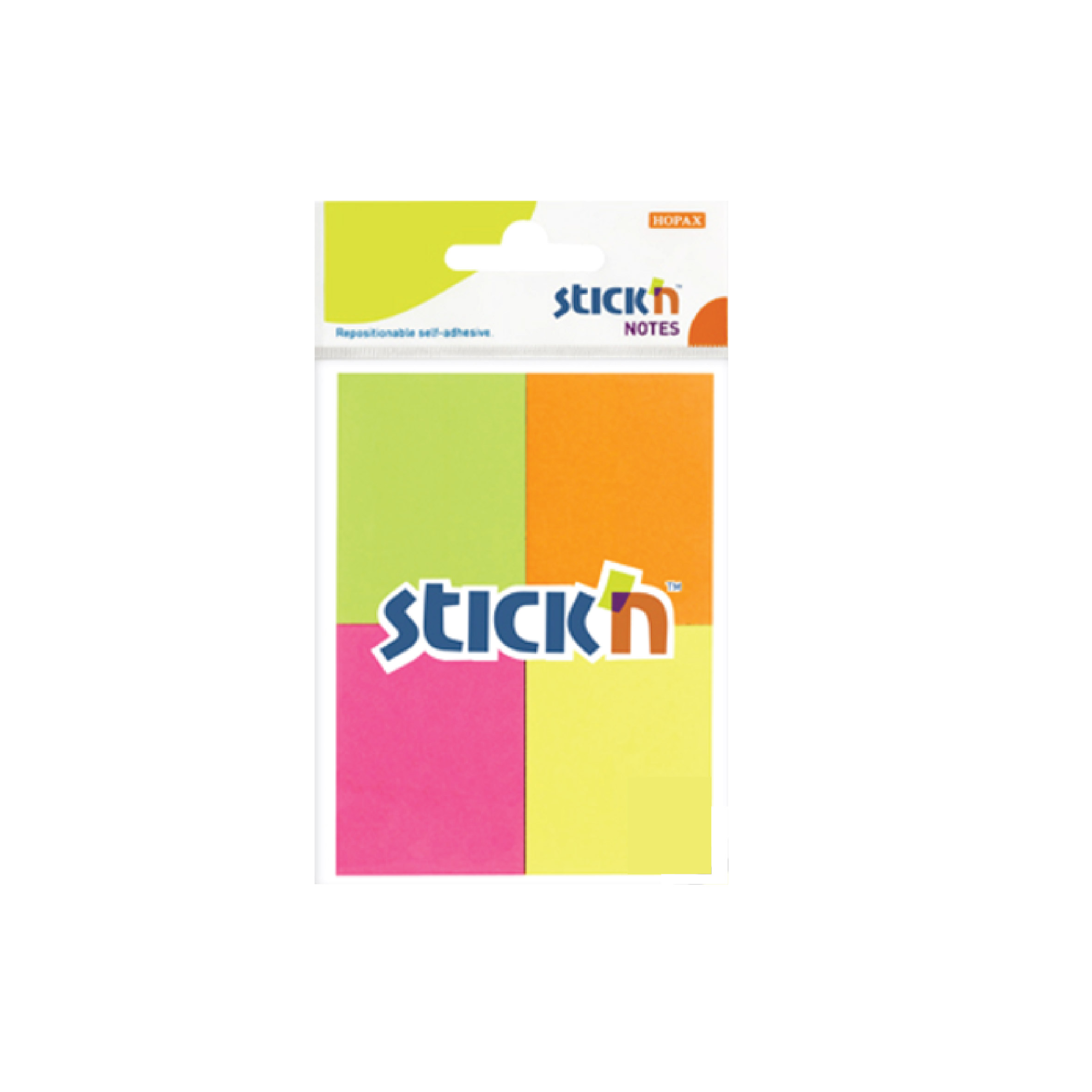 Elephant Sticko Film Sticky Note Translucent Removable Adhesive (3 x 3  Inch, 75 MM x 75 MM) (50 Sheets / Pack)